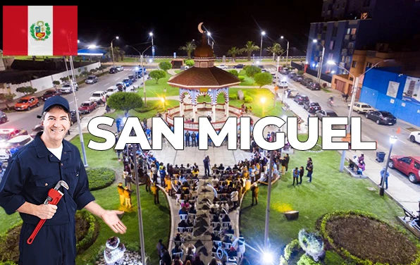 Plomeros en San Miguel